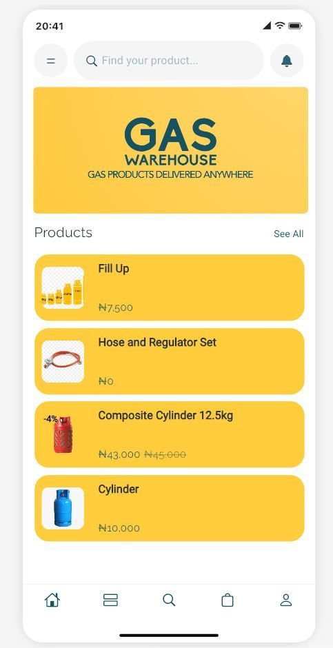 gaswarehouse app